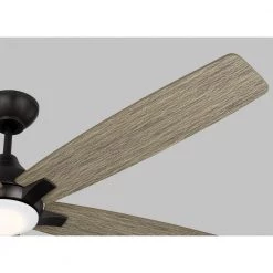 Lowden Smart 60 in. LED Indoor/Outdoor Aged Pewter Ceiling Fan with Light Kit, Remote Control and Reversible Motor by Monte Carlo -Justice Design Sales aged pewter monte carlo ceiling fans with lights 5lwdsm60agpd 1f 1000