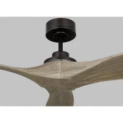 Collins 60 in. Indoor/Outdoor Aged Pewter Smart Ceiling Fan with Remote Control and Reversible Motor by Monte Carlo -Justice Design Sales aged pewter monte carlo ceiling fans without lights 3clnsm60agp 4f 1000