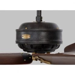 Cupra 60 in. Indoor Antique Iron with Hand Rubbed Antique Brass Ceiling Fan with Remote Control by Monte Carlo -Justice Design Sales antique iron monte carlo ceiling fans without lights 3cpr60atihab 76 1000