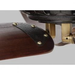 Cupra 60 in. Indoor Antique Iron with Hand Rubbed Antique Brass Ceiling Fan with Remote Control by Monte Carlo -Justice Design Sales antique iron monte carlo ceiling fans without lights 3cpr60atihab d4 1000