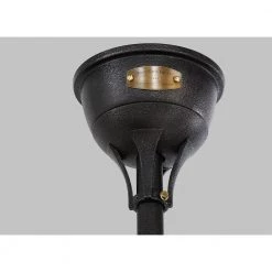 Volta 60 in. Indoor Antique Iron with Hand-Rubbed Antique Brass Ceiling Fan with Remote Control by Monte Carlo -Justice Design Sales antique iron monte carlo ceiling fans without lights 4gir60atihab 44 1000