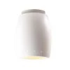 Radiance Collection 6.75 in. 1-Light Bisque LED Flush-Mount by Justice Design -Justice Design Sales bisque justice design flush mount lights cer 6135 bis led1 1000 64 1000