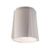 Radiance Collection 8 in. 1-Light Bisque LED Flush-Mount by Justice Design