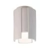 Radiance Collection 6.25 in. 1-Light Bisque LED Flush-Mount by Justice Design -Justice Design Sales bisque justice design flush mount lights cer 6160 bis led1 1000 64 1000