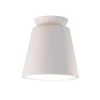 Radiance Collection 7.5 in. 1-Light Bisque Flush-Mount by Justice Design -Justice Design Sales bisque justice design flush mount lights cer 6170 bis 64 1000