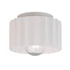 Radiance Collection 8 in. 1-Light Bisque Flush-Mount by Justice Design