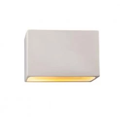 Ambiance 2-Light Bisque Outdoor Ceramic Wall Sconce by Justice Design
