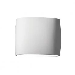 Ambiance Collection 1-Light Bisque Solar LED Outdoor Wall Lantern Sconce by Justice Design