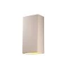 Ambiance 2-Light Really Big Rectangle Bisque Wall Sconce by Justice Design -Justice Design Sales bisque justice design vanity lighting cer 1175 bis 64 1000