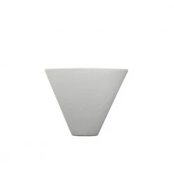 Ambiance 1-Light Trapezoid Corner Sconce Bisque Wall Sconce by Justice Design