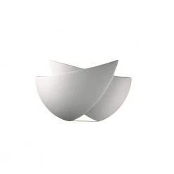 Ambiance 1-Light Fema Bisque Wall Sconce by Justice Design