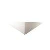 Ambiance 1-Light ADA Triangle Bisque Wall Sconce by Justice Design -Justice Design Sales bisque justice design vanity lighting cer 5140 bis 64 1000