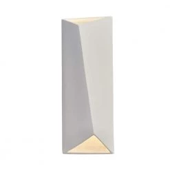 Ambiance Collection 2-Light Bisque LED Wall Sconce by Justice Design