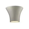 Ambiance 1-Light Bisque Wall Sconce by Justice Design