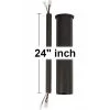 Minimalist 24 in. Bronze Extension Downrod for Minimalist or Minimalist Max Ceiling Fan, Includes Decorative Tube by Monte Carlo -Justice Design Sales bronze monte carlo ceiling fan downrods drm24bz 64 1000