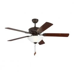Haven LED 2 52 in. Indoor Bronze Ceiling Fan with Light Kit by Monte Carlo