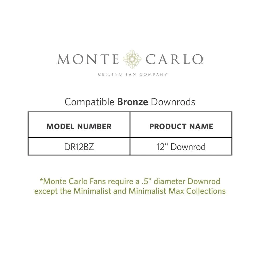 Haven 52 in. Indoor Bronze Ceiling Fan with Dual Finished Blades by Monte Carlo 9 Haven 52 in. Indoor Bronze Ceiling Fan with Dual Finished Blades by Monte Carlo - Image 7