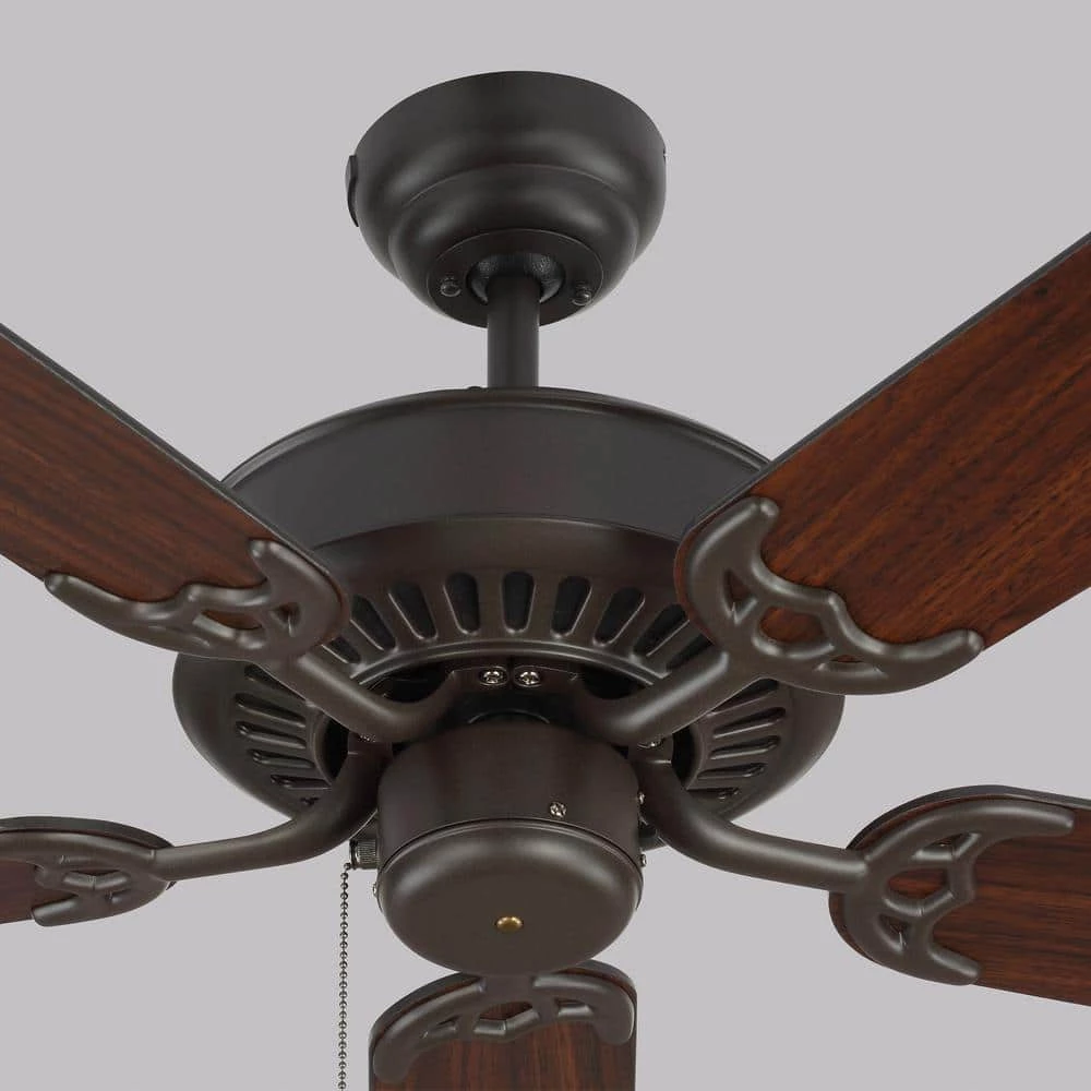 Haven 52 in. Indoor Bronze Ceiling Fan with Dual Finished Blades by Monte Carlo 4 Haven 52 in. Indoor Bronze Ceiling Fan with Dual Finished Blades by Monte Carlo - Image 2