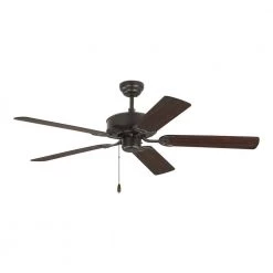 Haven DC 52 in. Indoor Traditional Bronze Ceiling Fan with Pull Chain and Remote Control by Monte Carlo