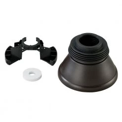 Minimalist and Minimalist Max Bronze Slope Ceiling Canopy Kit by Monte Carlo