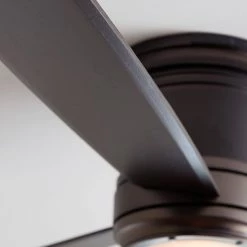 TOB by Thomas O'Brien Aerotour Semi-Flush 56 in. Integrated LED Bronze Ceiling Fan with and DC Motor and Remote Control by Monte Carlo -Justice Design Sales bronze with dark mahogany blades monte carlo ceiling fans with lights 3tahr56bnzd 1d 1000
