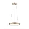 Fusion Bevel 33-Watt Integrated LED Brushed Brass Pendant with Opal Glass Shade by Justice Design 2 Fusion Bevel 33-Watt Integrated LED Brushed Brass Pendant with Opal Glass Shade by Justice Design -Justice Design Sales brushed brass justice design chandeliers fsn 4191 opal brss 64 1000