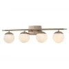 Fusion Epoch 32 in. 4-Light Brushed Brass Vanity Light Bar with Opal Glass Shade by Justice Design -Justice Design Sales brushed brass justice design vanity lighting fsn 8964 opal brss 64 1000