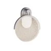 1-Light Brushed Nickel, Clear Solar LED Bubble Outdoor Wall Lantern Sconce by Justice Design -Justice Design Sales brushed nickel clear bubble justice design outdoor sconces acr 7712w bubl nckl 64 1000