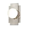 Fusion Luna ADA 3.5 in. Brushed Nickel LED Wall Sconce with Clear Glass Shade by Justice Design 1 Fusion Luna ADA 3.5 in. Brushed Nickel LED Wall Sconce with Clear Glass Shade by Justice Design -Justice Design Sales brushed nickel justice design vanity lighting fsn 4041 clop nckl 64 1000