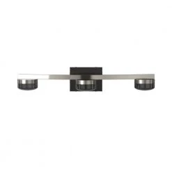 Fusion Puck 24 in. Brushed Nickel LED Vanity Light Bar with Opal Glass Shade by Justice Design -Justice Design Sales brushed nickel justice design vanity lighting fsn 8993 opal nckl 44 1000