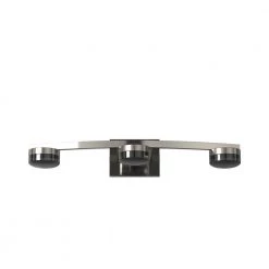 Fusion Puck 24 in. Brushed Nickel LED Vanity Light Bar with Opal Glass Shade by Justice Design -Justice Design Sales brushed nickel justice design vanity lighting fsn 8993 opal nckl 76 1000