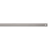 24 in. Brushed Steel Extension Downrod, 1/2 in. Inside Diameter by Monte Carlo -Justice Design Sales brushed steel monte carlo ceiling fan downrods dr24bs 64 1000