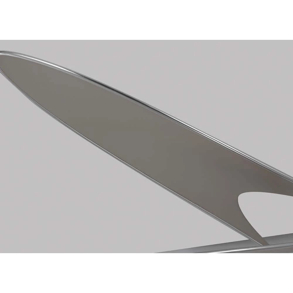 Butterfly 54 in. Integrated LED Indoor/Outdoor Brushed Steel Ceiling Fan Silver Blades and Remote Control by Monte Carlo 8 Butterfly 54 in. Integrated LED Indoor/Outdoor Brushed Steel Ceiling Fan Silver Blades and Remote Control by Monte Carlo - Image 6