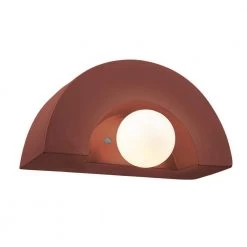 Ambiance Collection 1-Light Canyon Clay Wall Sconce by Justice Design