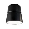 Radiance 1-Light Black LED Outdoor Flush Mount Light by Justice Design -Justice Design Sales carbon matte black justice design outdoor flush mount lights cer 6150w crb led1 1000 64 1000