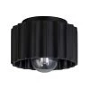 Radiance Collection 1-Light Black Outdoor Flush Mount Light by Justice Design -Justice Design Sales carbon matte black justice design outdoor flush mount lights cer 6183w crb 64 1000