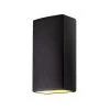 Ambiance 2-Light Carbon Matte Black Wall Sconce by Justice Design -Justice Design Sales carbon matte black justice design vanity lighting cer 1175 crb 64 1000