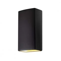Ambiance 2-Light Carbon Matte Black Wall Sconce by Justice Design