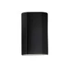 Ambiance 1-Light Carbon Matte Black Wall Sconce by Justice Design -Justice Design Sales carbon matte black justice design vanity lighting cer 5500 crb 64 1000