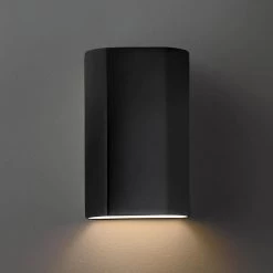 Ambiance 1-Light Carbon Matte Black Wall Sconce by Justice Design 6 Ambiance 1-Light Carbon Matte Black Wall Sconce by Justice Design -Justice Design Sales carbon matte black justice design vanity lighting cer 5500 crb c3 1000