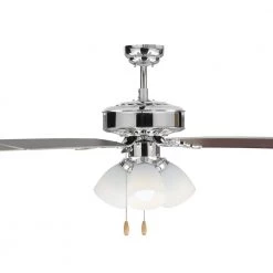 Haven LED 3 52 in. Indoor Chrome Ceiling Fan with Light Kit by Monte Carlo 18 Haven LED 3 52 in. Indoor Chrome Ceiling Fan with Light Kit by Monte Carlo -Justice Design Sales chrome monte carlo ceiling fans with lights 5hv52chf 66 1000