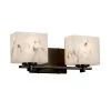 LumenAria Era 2-Light Dark Bronze Bath Light with Faux Alabaster Shade by Justice Design 1 LumenAria Era 2-Light Dark Bronze Bath Light with Faux Alabaster Shade by Justice Design -Justice Design Sales dark bronze justice design vanity lighting fal 8442 55 dbrz 64 1000