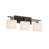 Fusion Aero 3-Light Dark Bronze Bath Light with Opal Shade by Justice Design 2 Fusion Aero 3-Light Dark Bronze Bath Light with Opal Shade by Justice Design -Justice Design Sales dark bronze justice design vanity lighting fsn 8703 55 opal dbrz 64 1000