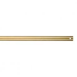 18 in. Hand-Rubbed Antique Brass Extension Downrod, 1/2 in. Inside Diameter by Monte Carlo