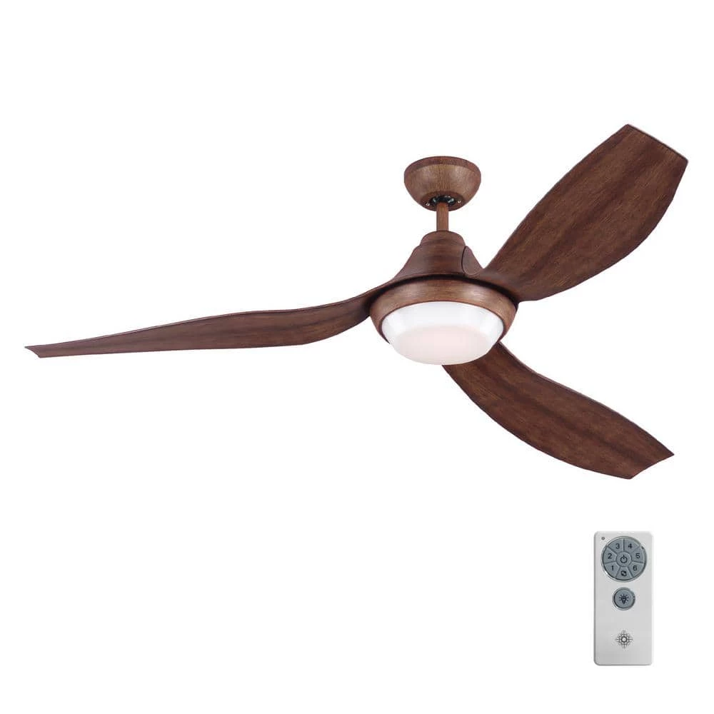 Avvo 56 in. Indoor/Outdoor Koa Ceiling Fan with LED Light Kit, DC Motor, ABS Blades and 6-Speed Remote Control by Monte Carlo 3 Avvo 56 in. Indoor/Outdoor Koa Ceiling Fan with LED Light Kit, DC Motor, ABS Blades and 6-Speed Remote Control by Monte Carlo