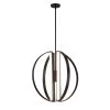 300-Watt Integrated LED Matte Black Chandelier by Justice Design