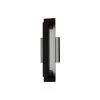 1-Light Matte Black Solar LED Outdoor Wall Lantern Sconce by Justice Design
