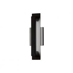 1-Light Matte Black Solar LED Outdoor Wall Lantern Sconce by Justice Design