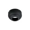 Matte Black Slope Ceiling Adapter by Monte Carlo -Justice Design Sales matte black monte carlo fan hardware accessories mc95bk 64 1000