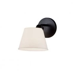 1 Matte Black, Opal Wall Sconce by Justice Design